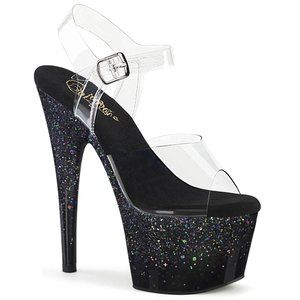 Pleaser Adore 708SS Platform Sandal Heels with Ankle Strap